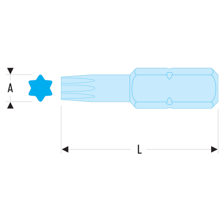 EX.220 Facom EX.2 - Embouts standards série 2 pour vis Torx®