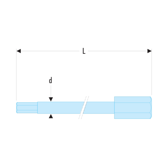 Embout Facom EH.210 5/16" 6 Pans 30 Mm - Pour Vissage Manuel, Entraînement 7,94 Mm, Qualité Professionnelle - 12