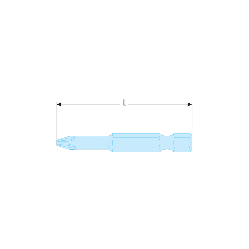 ED.692 Facom ED.6 - Embouts standards série 6 pour vis cruciformes Pozidriv®