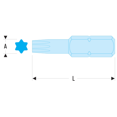 ENX.255 Facom ENX.2 - Embouts impact série 2 pour vis Torx®