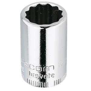 RB.3/8 Facom RB - Douilles 1/4" parois fines 12 pans en pouces