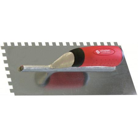 PLATOIR A COLLE - INOX - DENTS CARRÉES 8 X 8 + PORTE PLATOIR - SOFOP¨TALIAPLAST | 440100 
