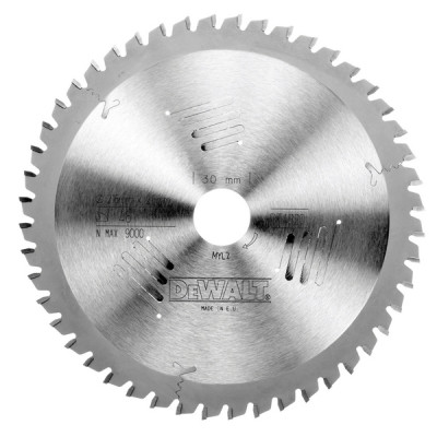 Lame pour scies circulaire 216 x 30 - 80 dents - angle 5° - trait 2,6 mm - Dewalt | DT4286