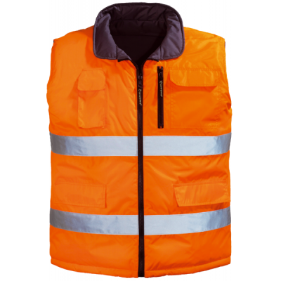 Gilet réversible HI WAY - orange / gris - Coverguard | 7HWGO
