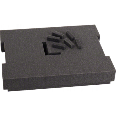 1600A001S1 Boîtes de stockage de petites pièces Bosch Foam insert 136 Professional outils Bosch Bleu