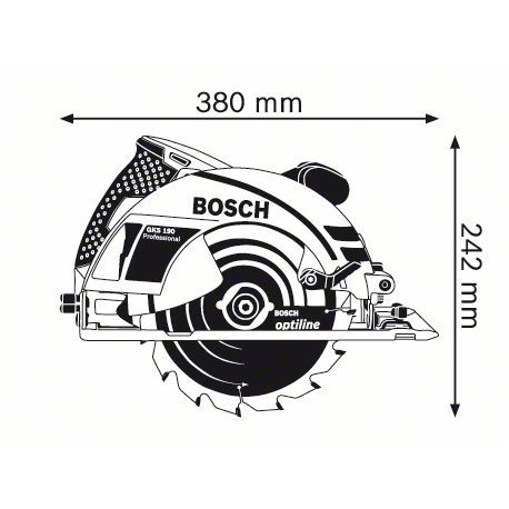0601623000 Scie circulaire Bosch GKS 190 Professional outils Bosch Bleu
