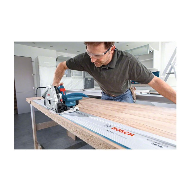 0601675001 Scie plongeante Bosch GKT 55 GCE Professional outils Bosch Bleu