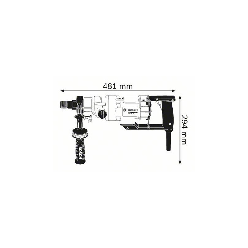 0601189800 Appareil de forage diamant Bosch GDB 180 WE Professional outils Bosch Bleu