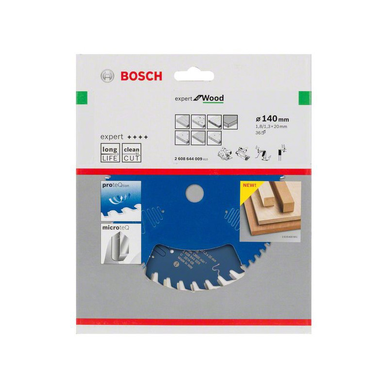 2608644009 Lame de scie circulaire Expert for Wood Accessoire Bosch pro outils