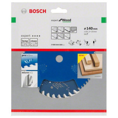 2608644009 Lame de scie circulaire Expert for Wood Accessoire Bosch pro outils