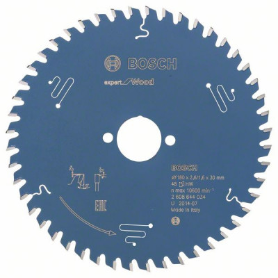2608644034 Lame de scie circulaire Expert for Wood Accessoire Bosch pro outils