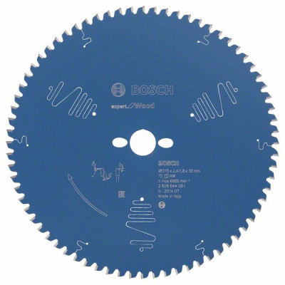 2608644081 Lame de scie circulaire Expert for Wood Accessoire Bosch pro outils