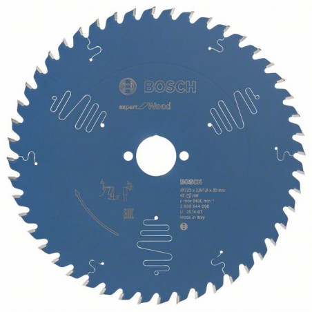2608644090 Lame de scie circulaire Expert for Wood Accessoire Bosch pro outils
