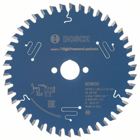 2608644131 Lame de scie circulaire Expert for High Pressure Laminate Accessoire Bosch pro outils