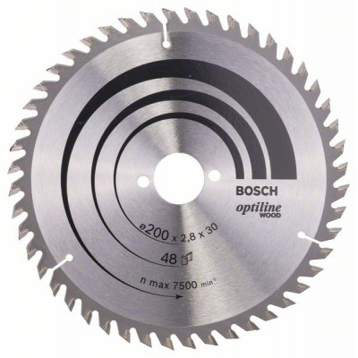 2608640620 Lame de scie circulaire Optiline Wood Accessoire Bosch pro outils