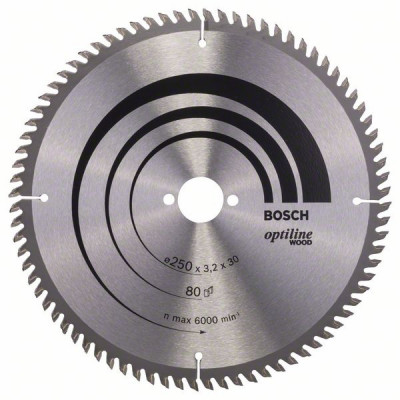 2608640660 Lame de scie circulaire Optiline Wood Accessoire Bosch pro outils