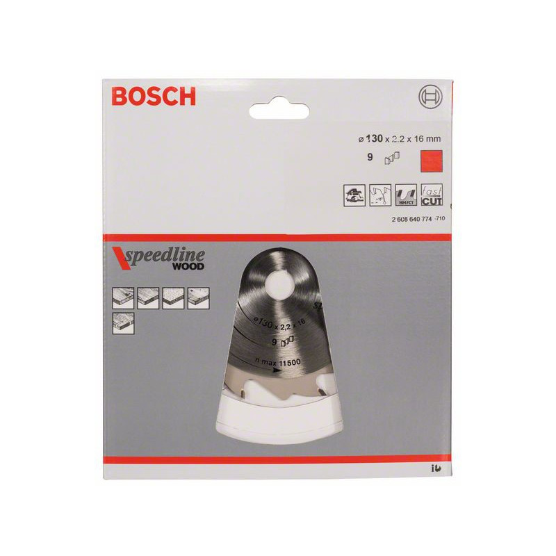 2608640774 Lame de scie circulaire Speedline Wood Accessoire Bosch pro outils