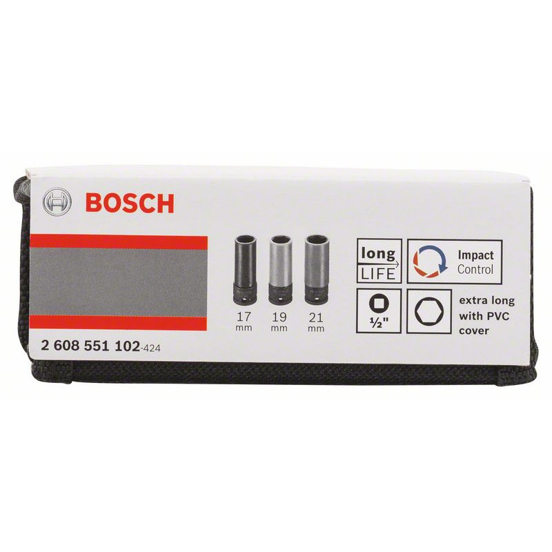 2608551102 Douilles adaptables, set de 3 pièces Accessoire Bosch pro outils