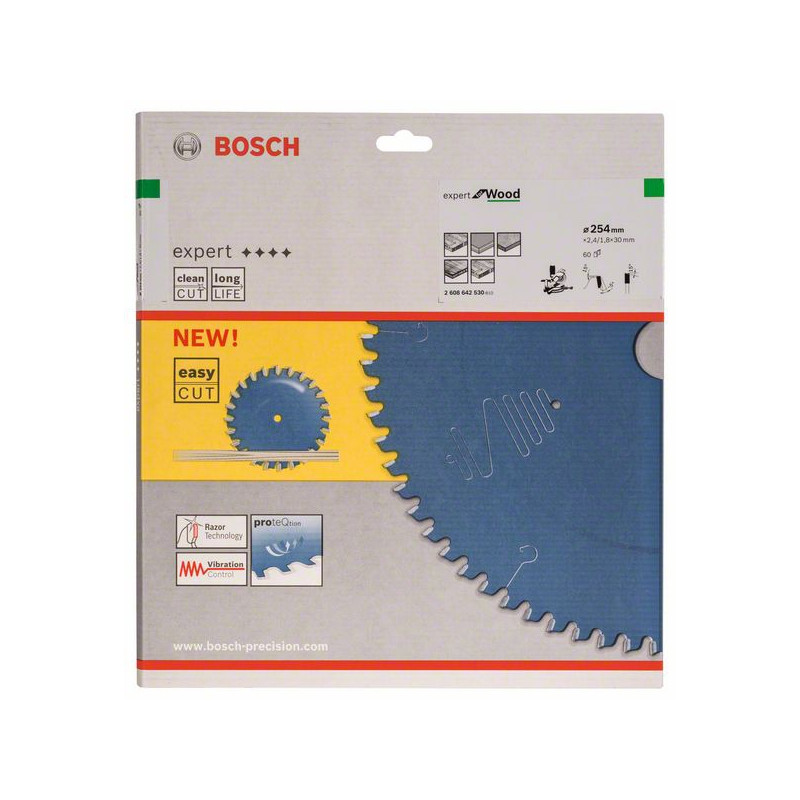 2608642530 Lame de scie circulaire Expert for Wood Accessoire Bosch pro outils