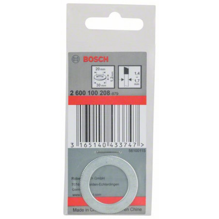 2600100208 Bague de réduction pour lames de scie circulaire Accessoire Bosch pro outils