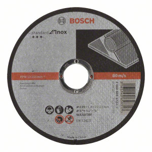 2608603172 Disque à tronçonner à moyeu plat Standard for Inox Accessoire Bosch pro outils
