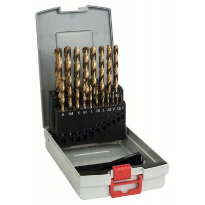 2608587015 Forets à métaux HSS-TiN (revêtement titane), set ProBox de 19 pièces Accessoire Bosch pro outils
