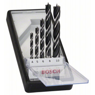 2607010527 Mèches hélicoïdales à bois Robust Line, set de 5 pièces Accessoire Bosch pro outils