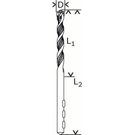 2608588152 Forets à béton CYL-5 Accessoire Bosch pro outils