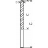 1609200209 Forets à matériaux CYL-1 Accessoire Bosch pro outils