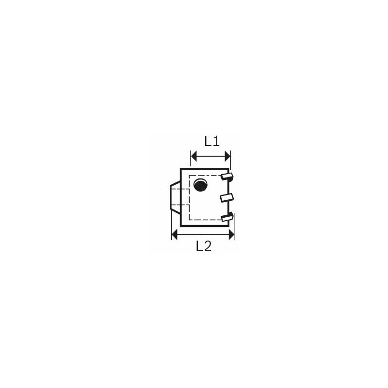 2608550075 Couronne-trépan SDS-plus-9 pour adaptateur six pans Accessoire Bosch pro outils