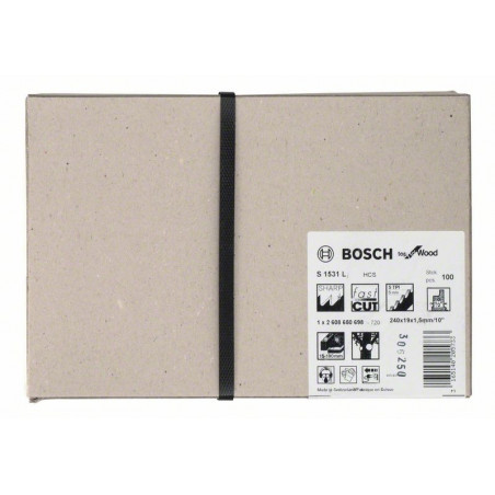 2608650698 Lame de scie sabre S 1531 L Accessoire Bosch pro outils