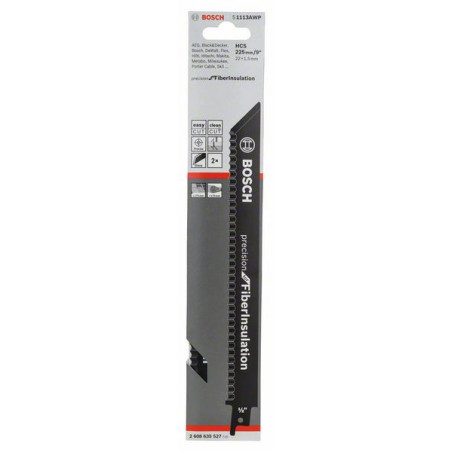 2608635527 Lame de scie sabre S 1113 AWP Accessoire Bosch pro outils