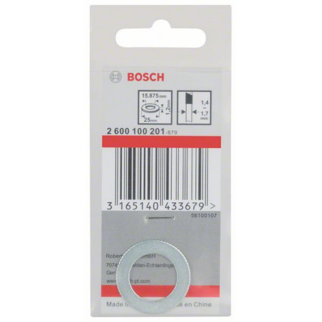 2600100201 Bague de réduction pour lames de scie circulaire Accessoire Bosch pro outils