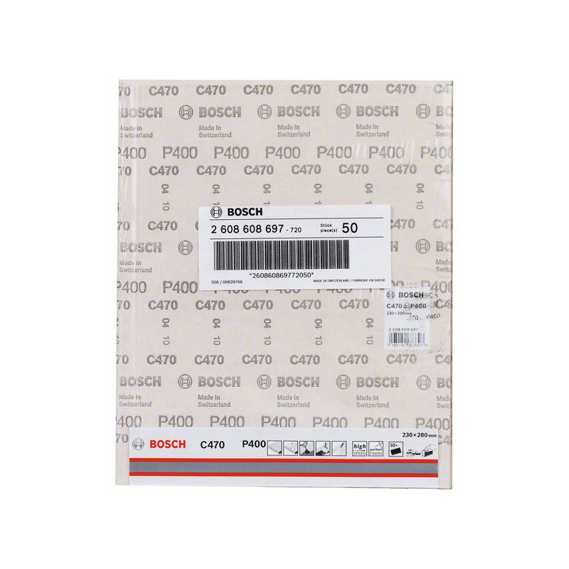 2608608697 Feuille abrasive/disque abrasif C470 Accessoire Bosch pro outils