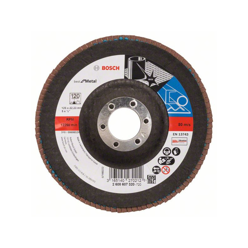 2608607320 Plateau à lamelles X571, Best for Metal Accessoire Bosch pro outils