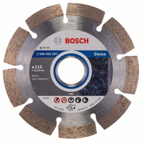 2608602597 Disque à tronçonner diamanté Standard for Stone Accessoire Bosch pro outils