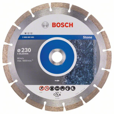 2608602601 Disque à tronçonner diamanté Standard for Stone Accessoire Bosch pro outils