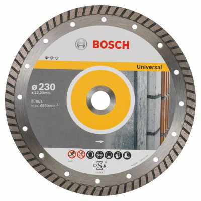 2608603252 Disque à tronçonner diamanté Standard for Universal Turbo Accessoire Bosch pro outils
