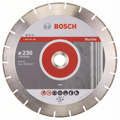 2608602283 Disque à tronçonner diamanté Standard for Marble Accessoire Bosch pro outils
