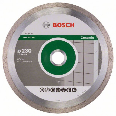 2608602637 Disque à tronçonner diamanté Best for Ceramic Accessoire Bosch pro outils