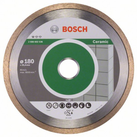 2608602536 Disque à tronçonner diamanté Standard for Ceramic Accessoire Bosch pro outils