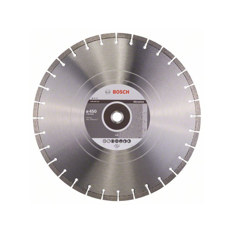 2608602623 Disque à tronçonner diamanté Standard for Abrasive Accessoire Bosch pro outils