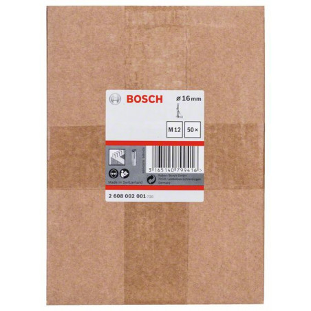 2608002001 Chevilles de 16 mm, 50 pièces Accessoire Bosch pro outils
