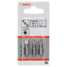 2607001766 Embouts de vissage courts, qualité extra-dure (assortiment), set de 3 pièces Accessoire Bosch pro outils