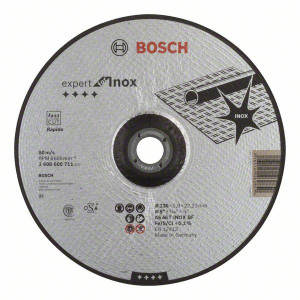 2608600711 Disque à tronçonner à moyeu déporté Expert for Inox - Rapido Accessoire Bosch pro outils