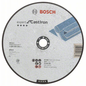 2608600546 Disque à tronçonner à moyeu plat Expert for Cast Iron Accessoire Bosch pro outils