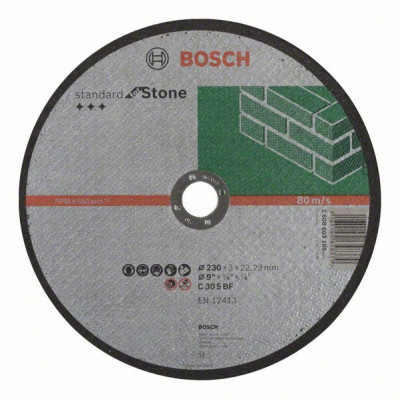 2608603180 Disque à tronçonner à moyeu plat Standard for Stone Accessoire Bosch pro outils