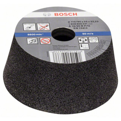 1608600231 Meule boisseau conique, métal/fonte Accessoire Bosch pro outils
