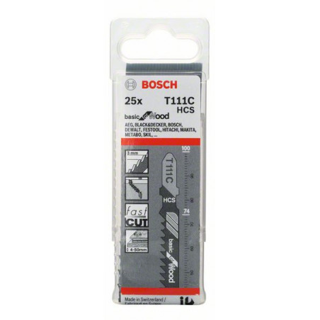 2608633A38 Lame de scie sauteuse T 111 C Accessoire Bosch pro outils