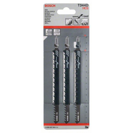 2608637944 Lames de scie sauteuse T 344 D Accessoire Bosch pro outils